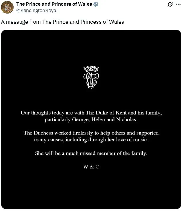 End of an Era: Tributes Pour In for the Beloved Duchess of Kent as Royal Family Honors Her Legacy