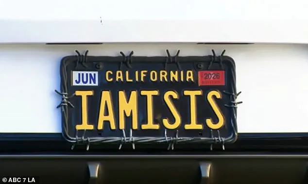California DMV Orders Removal of 'IAMISIS' Vanity License Plate, Sparking Free Speech Debate