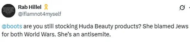 Huda Kattan Faces Backlash Over Anti-Semitic Conspiracy Theories as Jewish Groups Demand Product Pulls