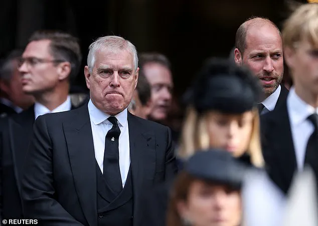 Prince Andrew and Prince William's Frosty Interaction Signals Deepening Royal Family Rift, Expert Says
