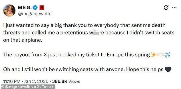 Texas Social Media User Sparks Debate Over Flight Seat Swap Request