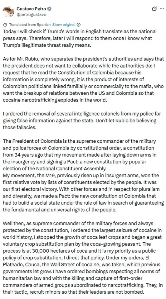 Trump's Foreign Policy Threats Spark Diplomatic Tensions and Public Backlash in Colombia