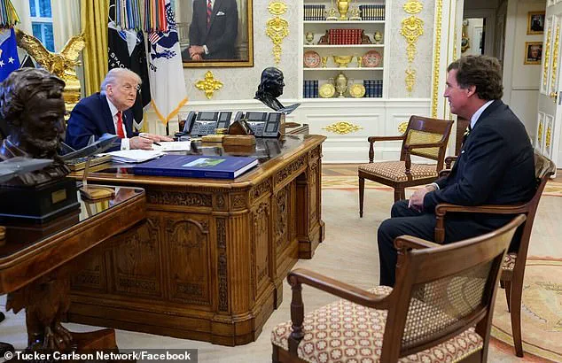 White House Tensions Escalate as Trump Meets with Tucker Carlson, Fueling MAGA Rifts