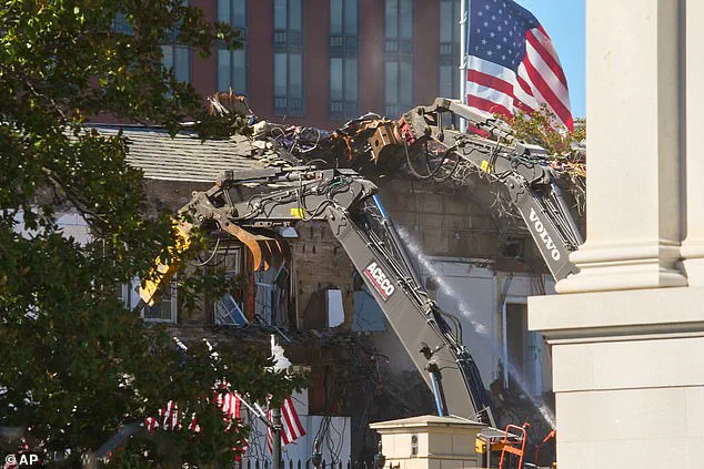 Controversial $300 Million White House Bunker Project Replaces Historic Facility