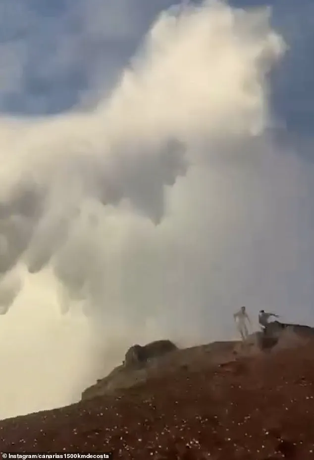Tourists Ignore Warnings, Escape Death as Monster Wave Hits During Canary Islands Storm