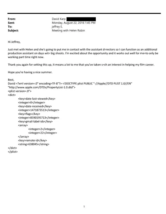 DOJ Unseals Emails Revealing Brad Karp's Epstein Ties and Request for Unpaid Job on Woody Allen Film