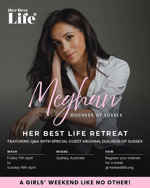 Meghan Markle to attend luxury retreat in Sydney, deliver gala speech with Prince Harry