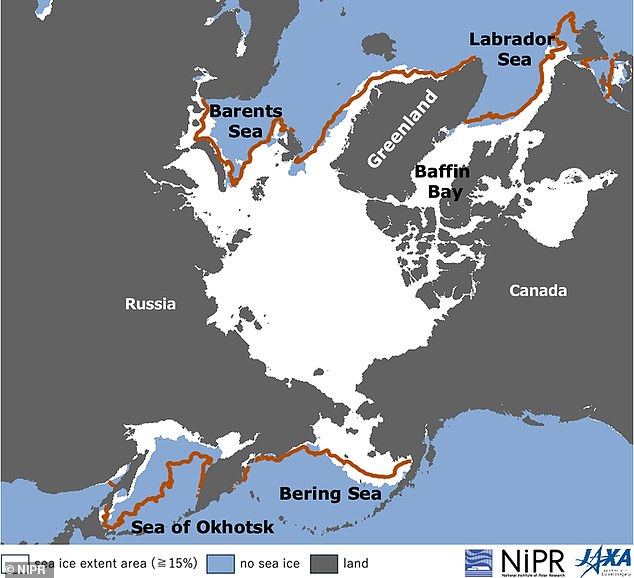 Arctic sea ice hits historic low as warm waters trigger tipping point