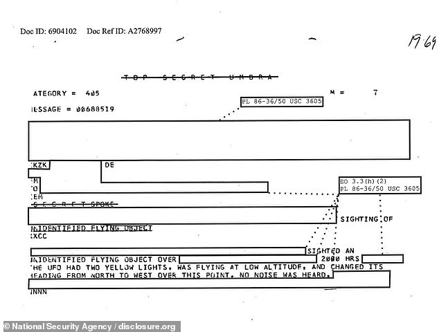 Declassified NSA reports reveal Cold War jets scrambling to intercept UFOs.